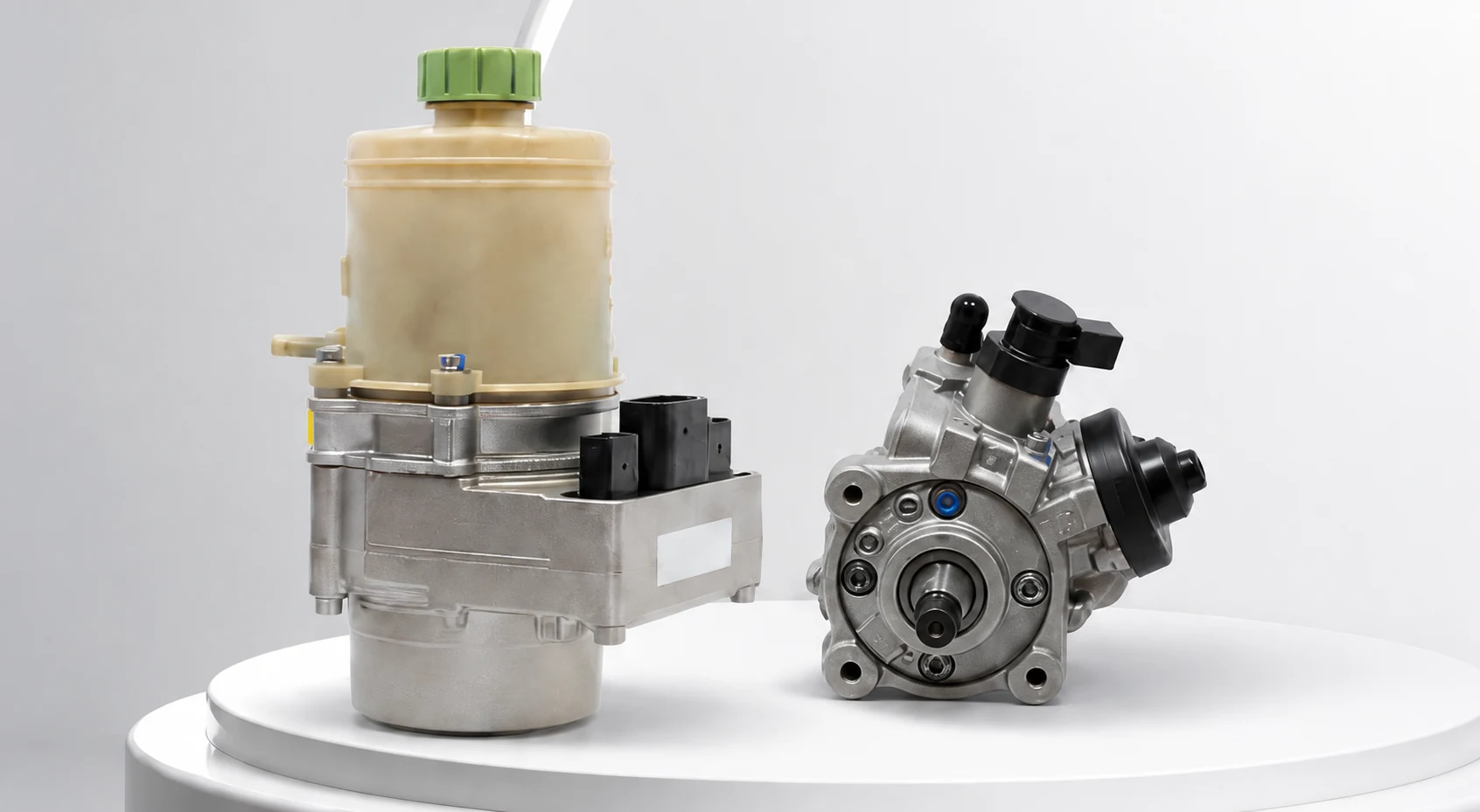 Elektrohydraulické servo čerpadlo Koyo a vstrekovacie čerpadlo Common Rail