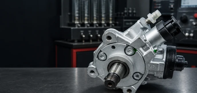 Vysokotlakové vstrekovacie čerpadlo Bosch CP4 Common Rail na skúšobnej stolici